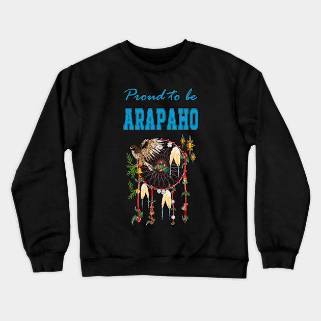 Native American Arapaho  Eagle Crewneck Sweatshirt by Jaya Moore